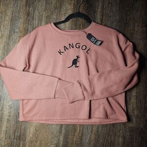 Kangol Dusty Rose Sweatshirt with Kangaroo Logo